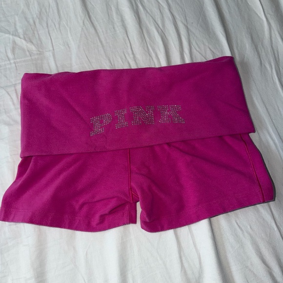 PINK Victoria's Secret Pants - PINK Victoria's Secret Foldover Shorts